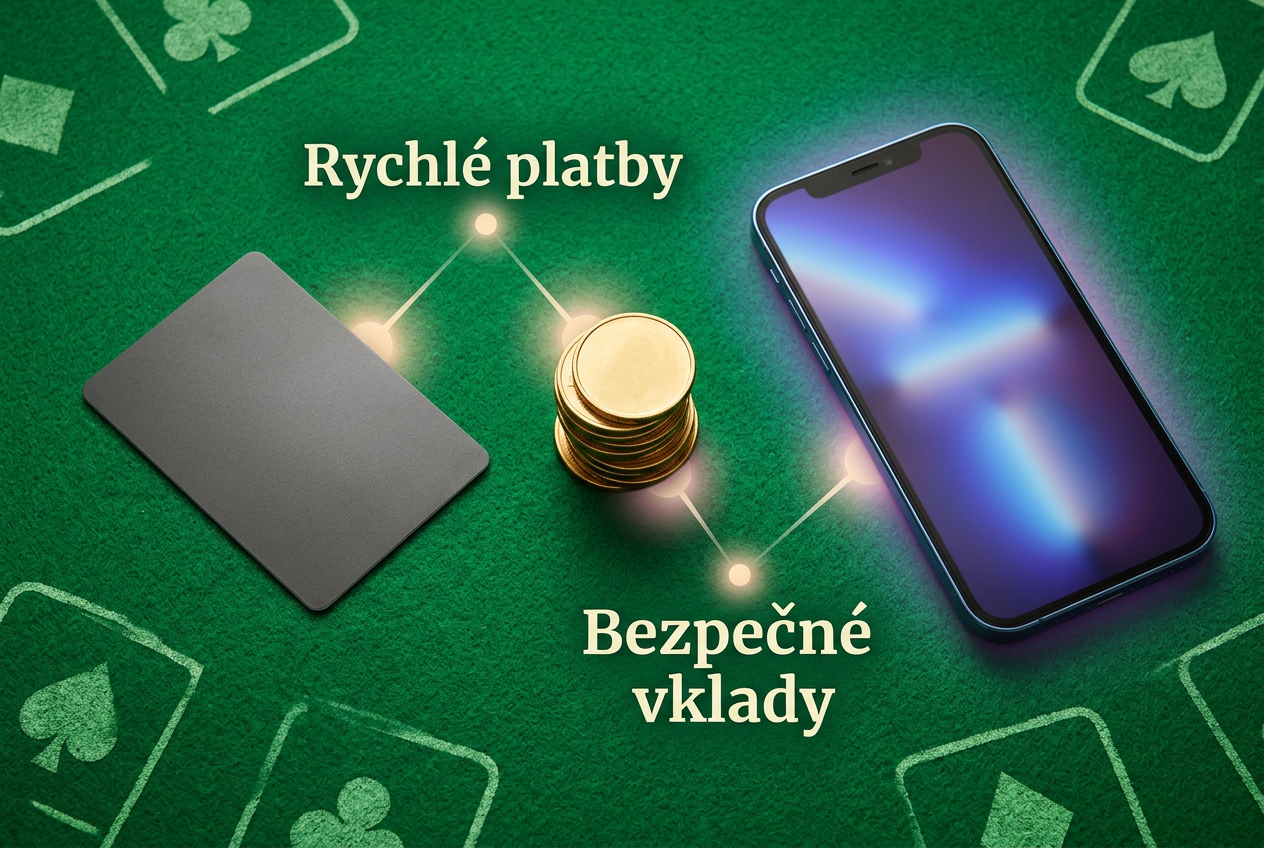 Infografika bezpečných platebních metod v českém casinu